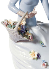 Petals Of The Wind Woman Figurine